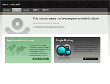 Tablet Screenshot of neocrome.net